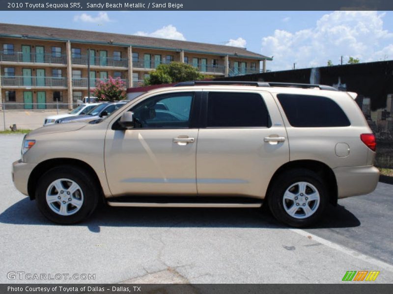 Sandy Beach Metallic / Sand Beige 2010 Toyota Sequoia SR5