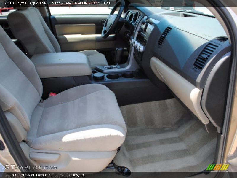 Sandy Beach Metallic / Sand Beige 2010 Toyota Sequoia SR5