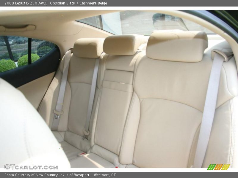 Obsidian Black / Cashmere Beige 2008 Lexus IS 250 AWD