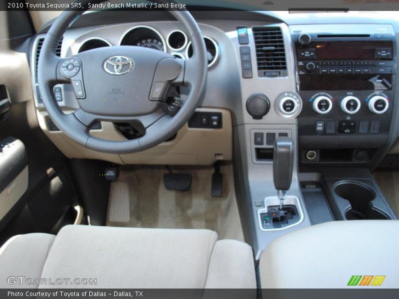 Sandy Beach Metallic / Sand Beige 2010 Toyota Sequoia SR5