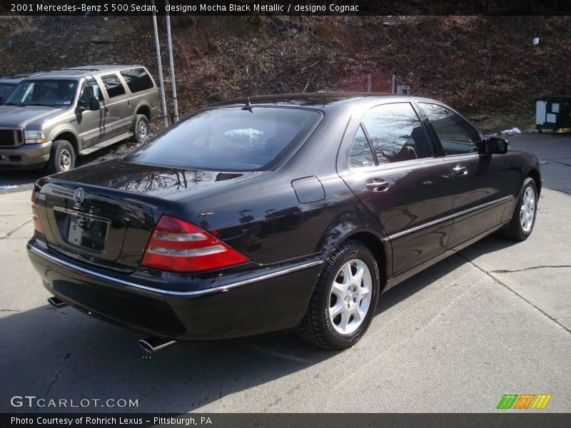 designo Mocha Black Metallic / designo Cognac 2001 Mercedes-Benz S 500 Sedan