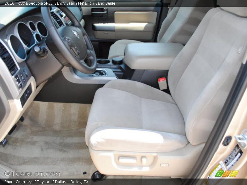 Sandy Beach Metallic / Sand Beige 2010 Toyota Sequoia SR5
