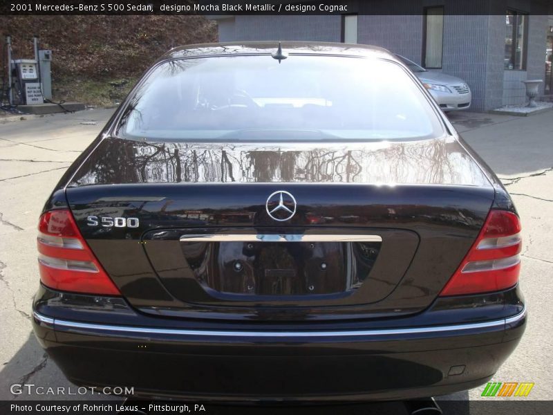 designo Mocha Black Metallic / designo Cognac 2001 Mercedes-Benz S 500 Sedan