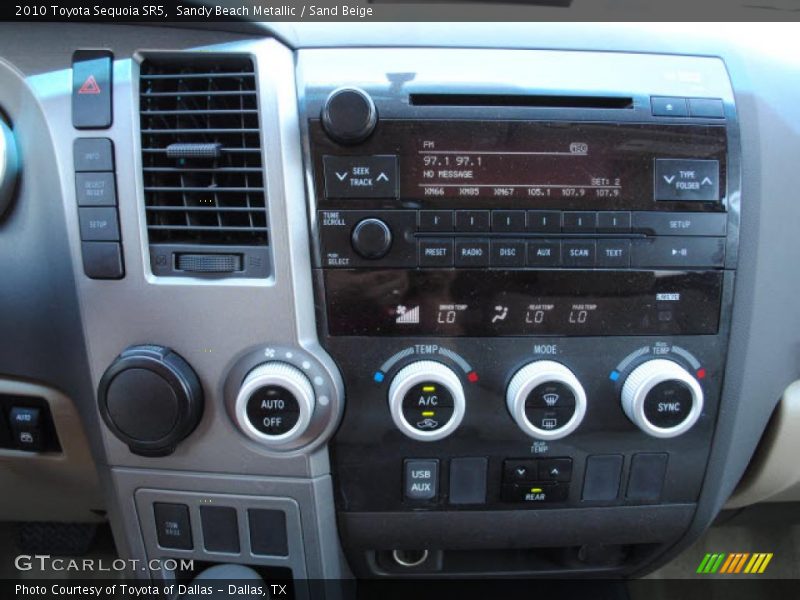 Sandy Beach Metallic / Sand Beige 2010 Toyota Sequoia SR5