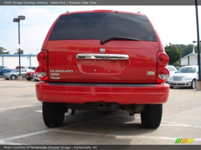 Flame Red / Medium Slate Gray 2005 Dodge Durango Limited