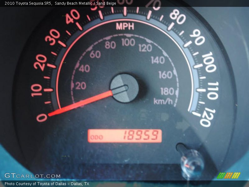 Sandy Beach Metallic / Sand Beige 2010 Toyota Sequoia SR5