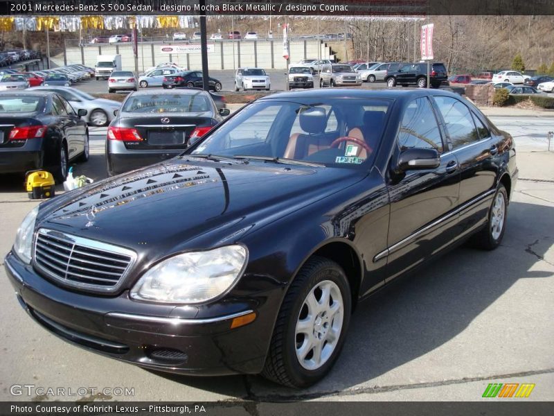 designo Mocha Black Metallic / designo Cognac 2001 Mercedes-Benz S 500 Sedan