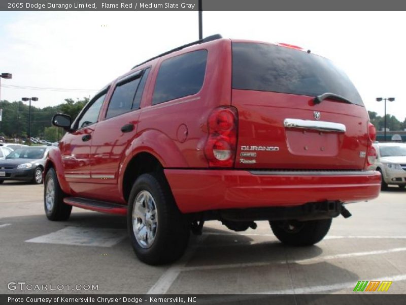Flame Red / Medium Slate Gray 2005 Dodge Durango Limited