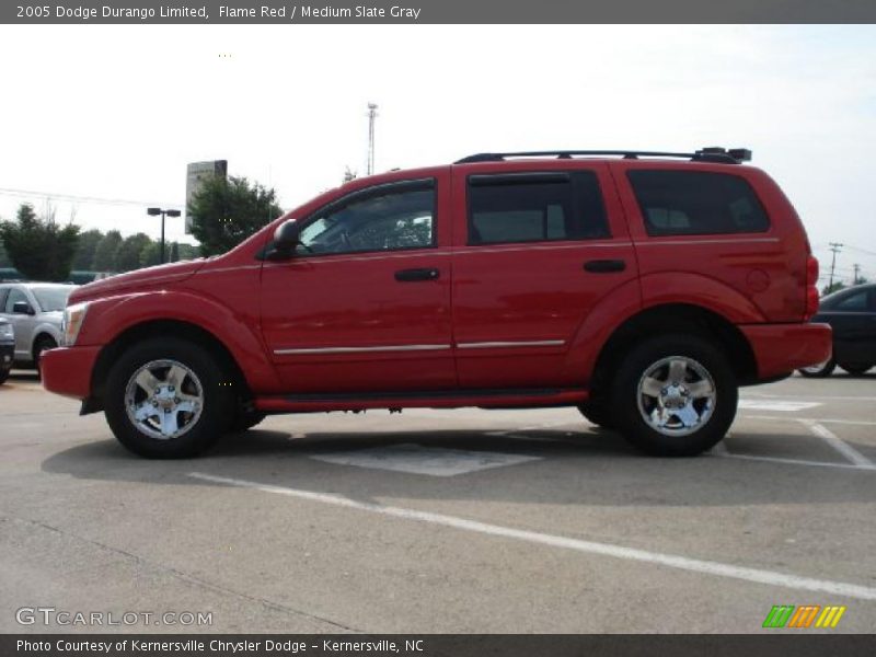 Flame Red / Medium Slate Gray 2005 Dodge Durango Limited