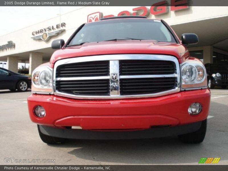 Flame Red / Medium Slate Gray 2005 Dodge Durango Limited