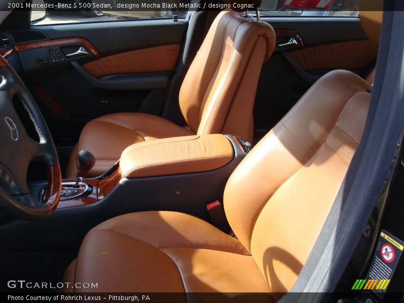 designo Mocha Black Metallic / designo Cognac 2001 Mercedes-Benz S 500 Sedan