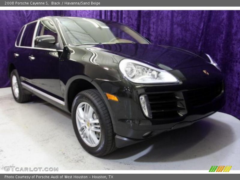 Black / Havanna/Sand Beige 2008 Porsche Cayenne S