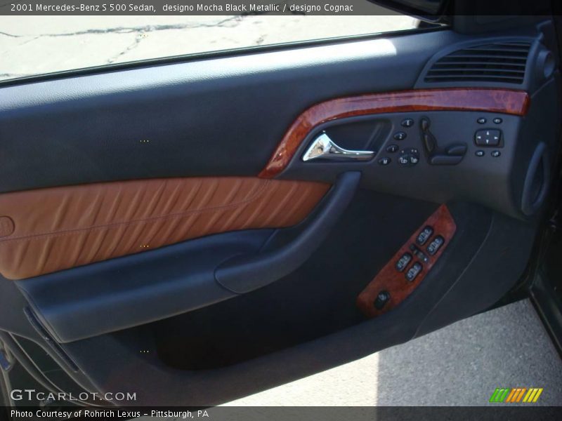 designo Mocha Black Metallic / designo Cognac 2001 Mercedes-Benz S 500 Sedan