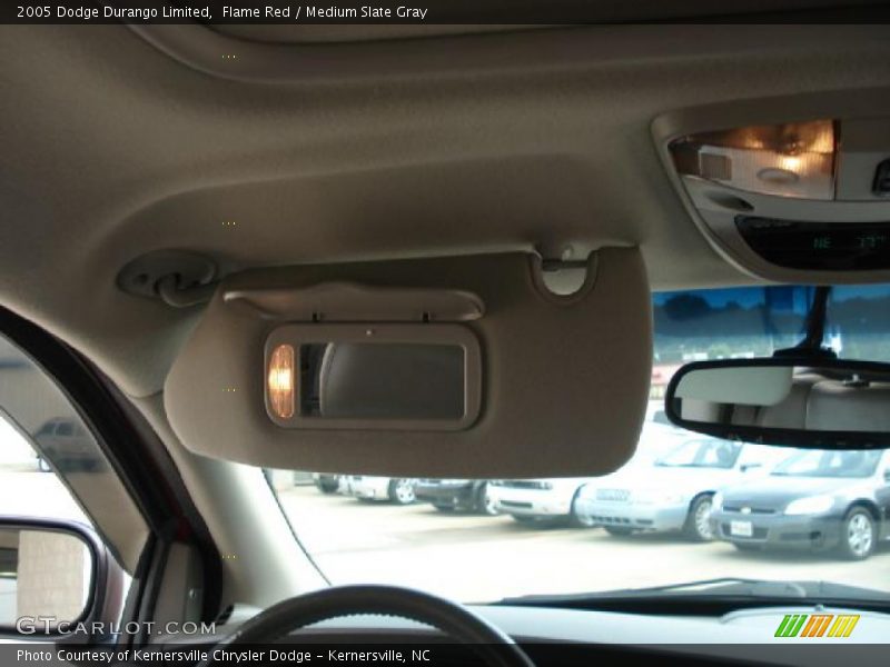 Flame Red / Medium Slate Gray 2005 Dodge Durango Limited