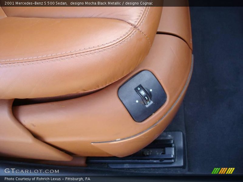 designo Mocha Black Metallic / designo Cognac 2001 Mercedes-Benz S 500 Sedan