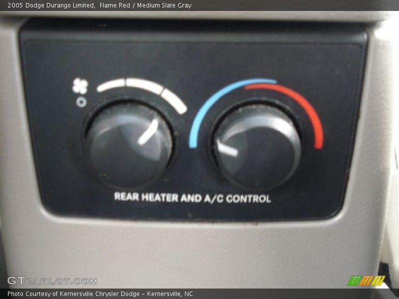 Flame Red / Medium Slate Gray 2005 Dodge Durango Limited