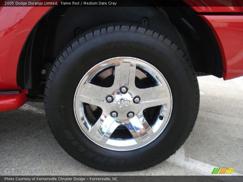 Flame Red / Medium Slate Gray 2005 Dodge Durango Limited