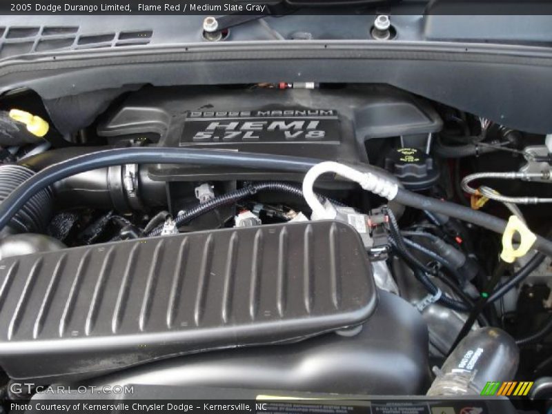 Flame Red / Medium Slate Gray 2005 Dodge Durango Limited