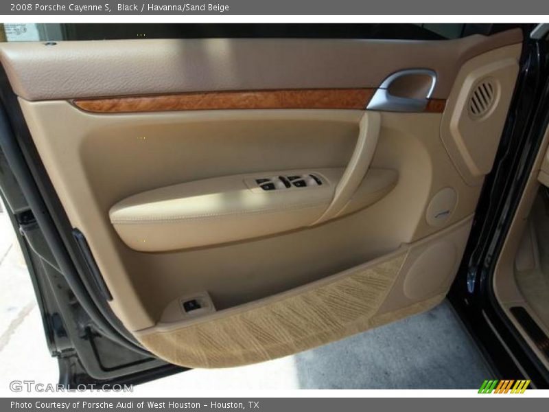 Black / Havanna/Sand Beige 2008 Porsche Cayenne S