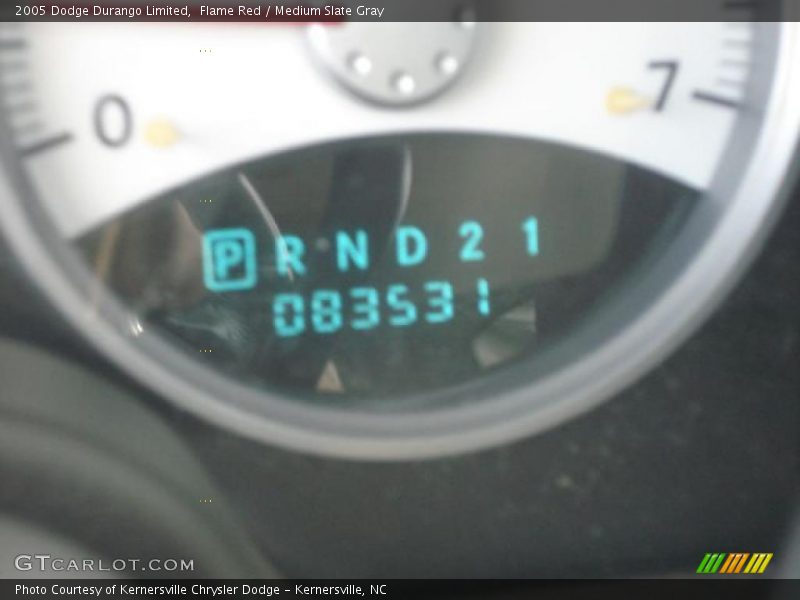 Flame Red / Medium Slate Gray 2005 Dodge Durango Limited