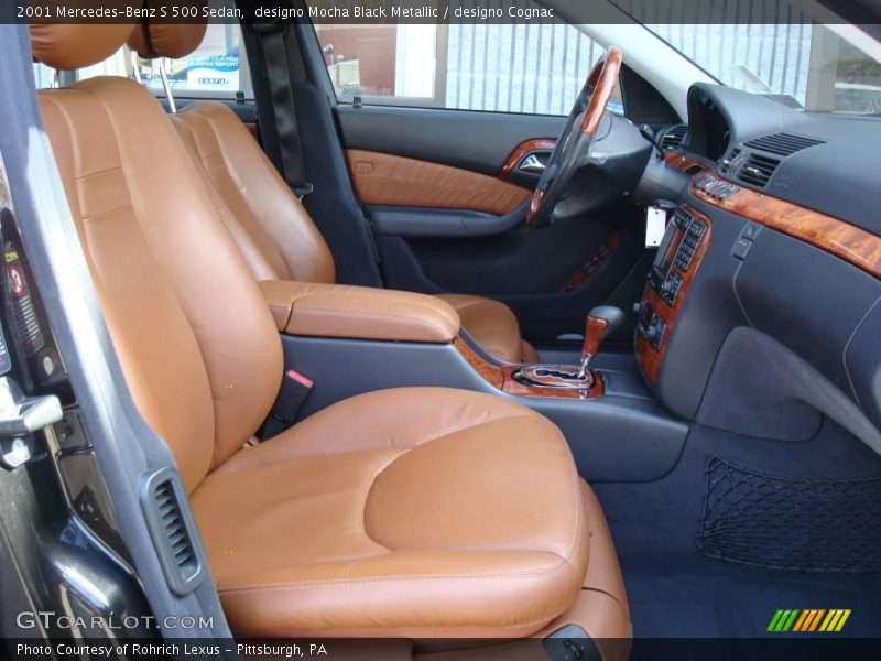 designo Mocha Black Metallic / designo Cognac 2001 Mercedes-Benz S 500 Sedan