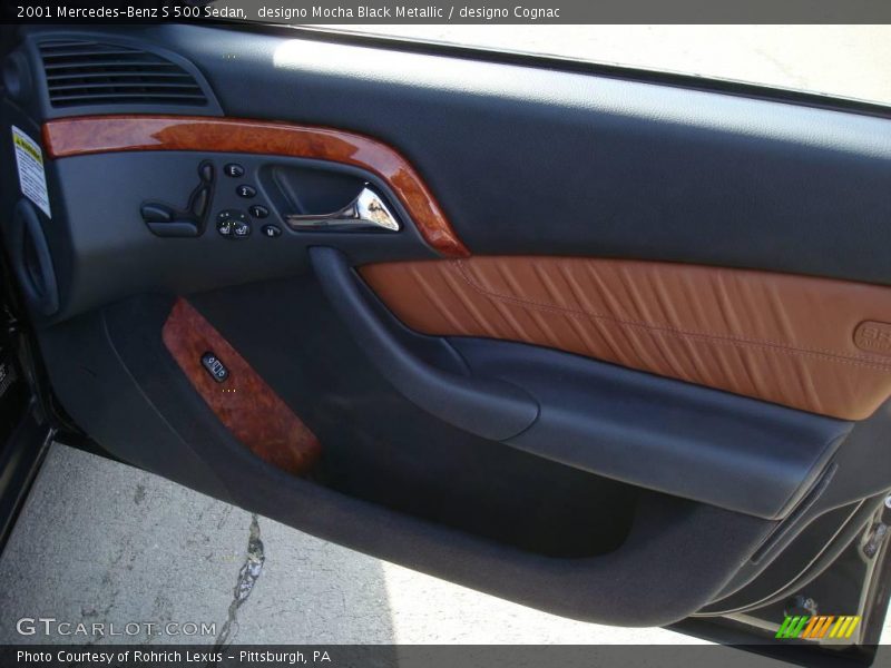 designo Mocha Black Metallic / designo Cognac 2001 Mercedes-Benz S 500 Sedan