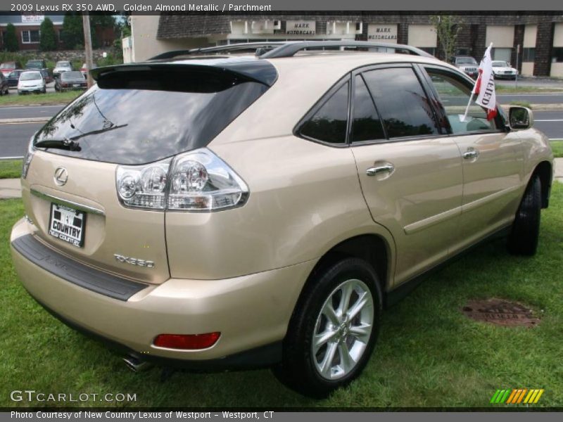 Golden Almond Metallic / Parchment 2009 Lexus RX 350 AWD