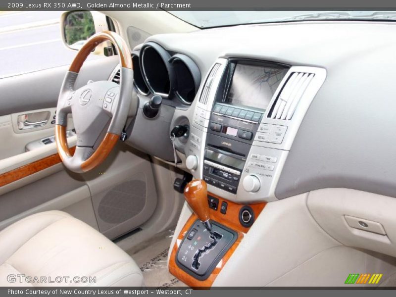 Golden Almond Metallic / Parchment 2009 Lexus RX 350 AWD