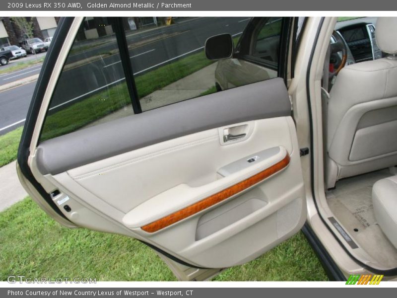 Golden Almond Metallic / Parchment 2009 Lexus RX 350 AWD