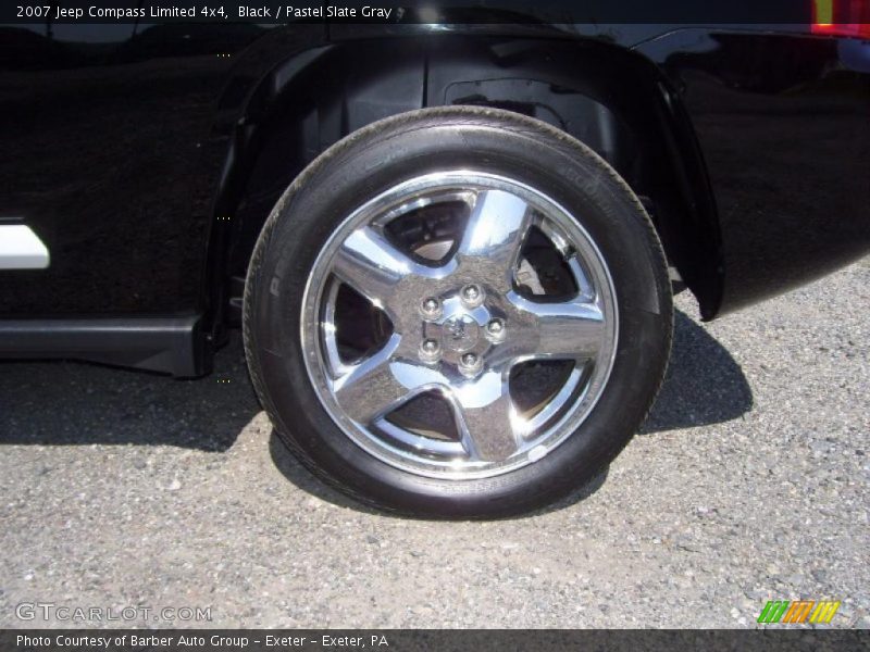 Black / Pastel Slate Gray 2007 Jeep Compass Limited 4x4