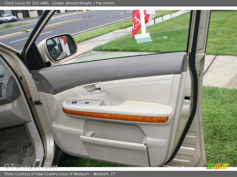 Golden Almond Metallic / Parchment 2009 Lexus RX 350 AWD