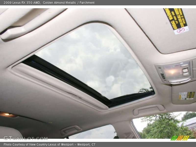 Golden Almond Metallic / Parchment 2009 Lexus RX 350 AWD
