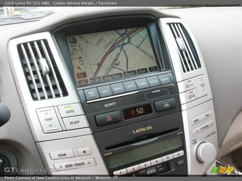 Golden Almond Metallic / Parchment 2009 Lexus RX 350 AWD