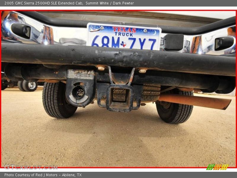 Summit White / Dark Pewter 2005 GMC Sierra 2500HD SLE Extended Cab