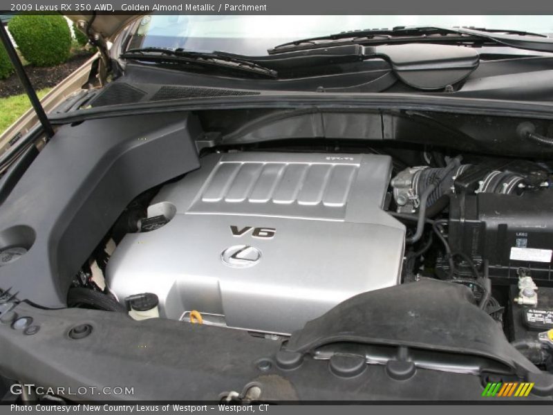 Golden Almond Metallic / Parchment 2009 Lexus RX 350 AWD