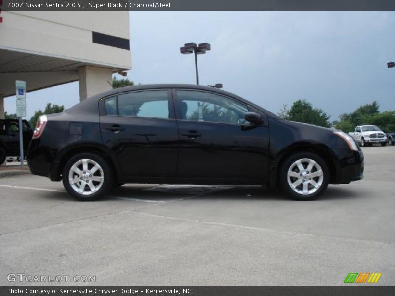 Super Black / Charcoal/Steel 2007 Nissan Sentra 2.0 SL