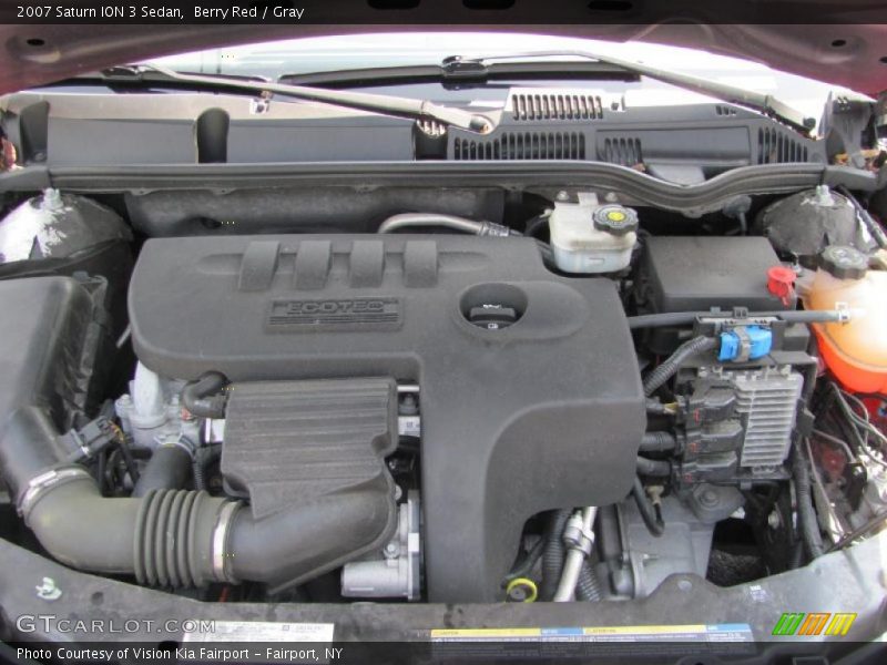 Berry Red / Gray 2007 Saturn ION 3 Sedan
