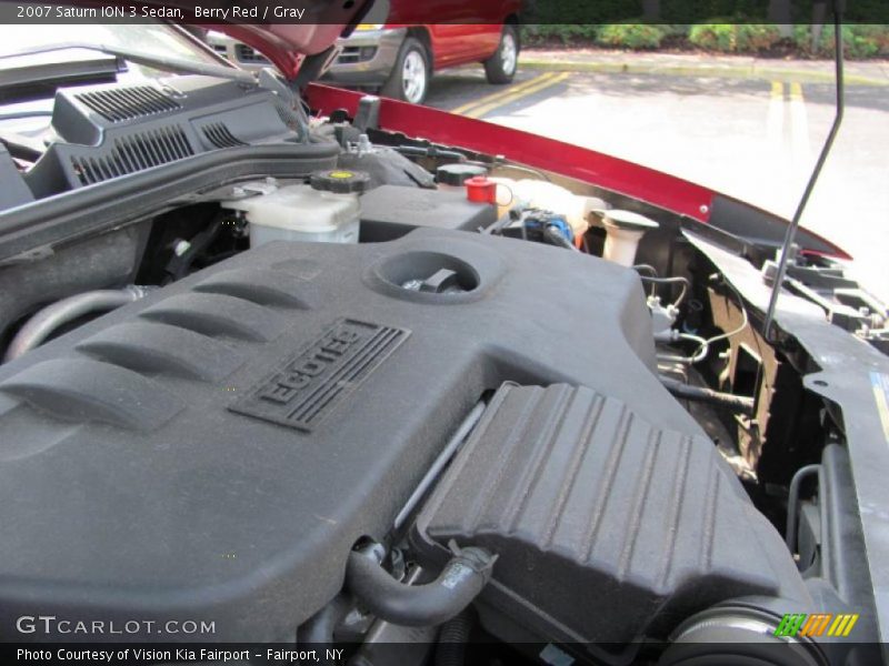 Berry Red / Gray 2007 Saturn ION 3 Sedan