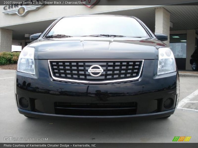 Super Black / Charcoal/Steel 2007 Nissan Sentra 2.0 SL
