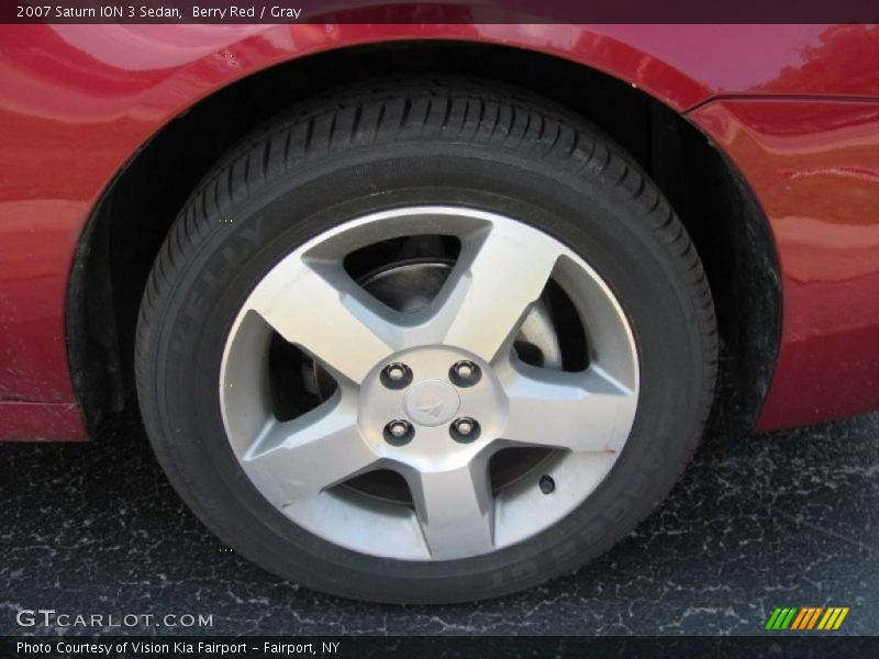 Berry Red / Gray 2007 Saturn ION 3 Sedan