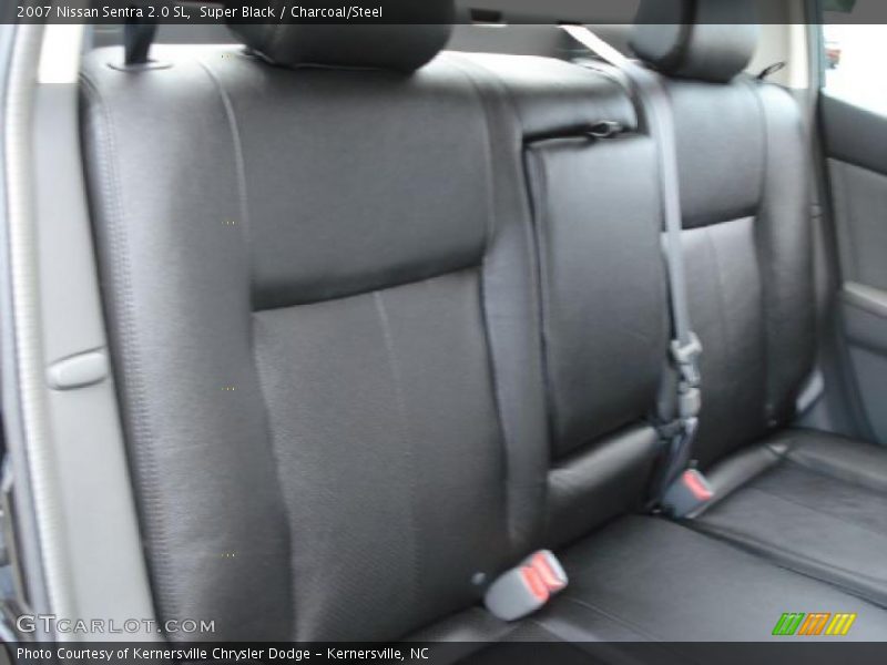 Super Black / Charcoal/Steel 2007 Nissan Sentra 2.0 SL
