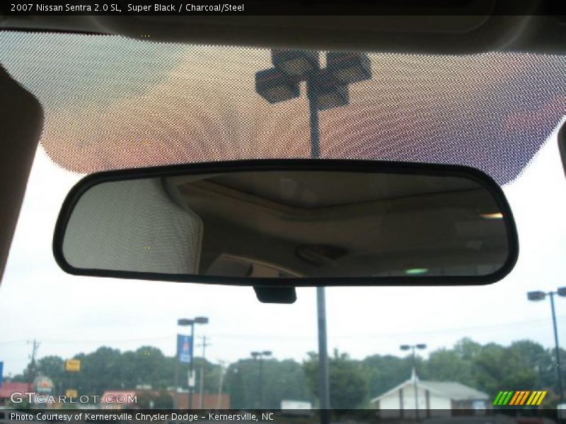 Super Black / Charcoal/Steel 2007 Nissan Sentra 2.0 SL