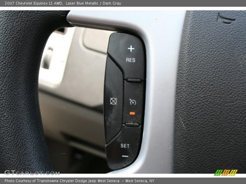 Laser Blue Metallic / Dark Gray 2007 Chevrolet Equinox LS AWD