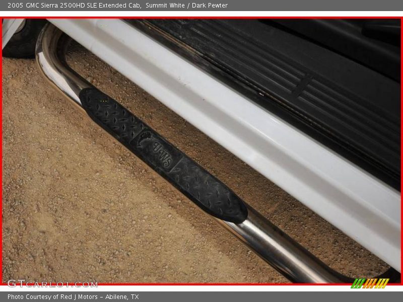 Summit White / Dark Pewter 2005 GMC Sierra 2500HD SLE Extended Cab