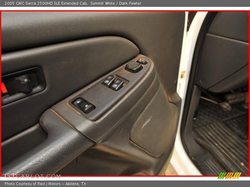 Summit White / Dark Pewter 2005 GMC Sierra 2500HD SLE Extended Cab
