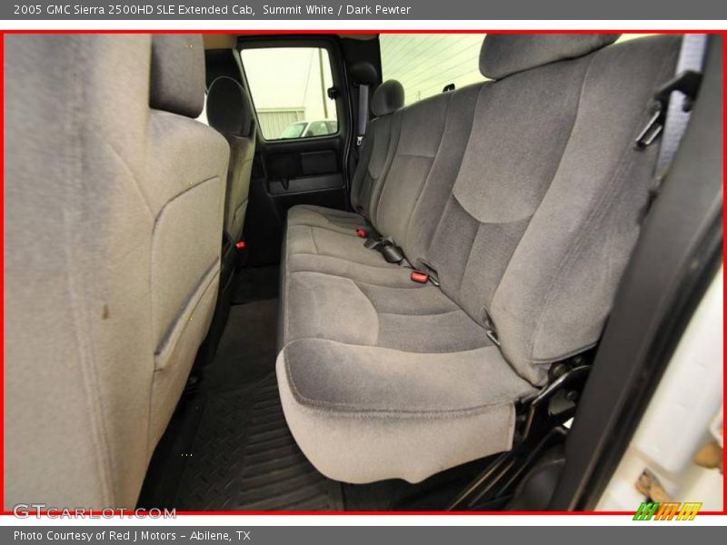 Summit White / Dark Pewter 2005 GMC Sierra 2500HD SLE Extended Cab