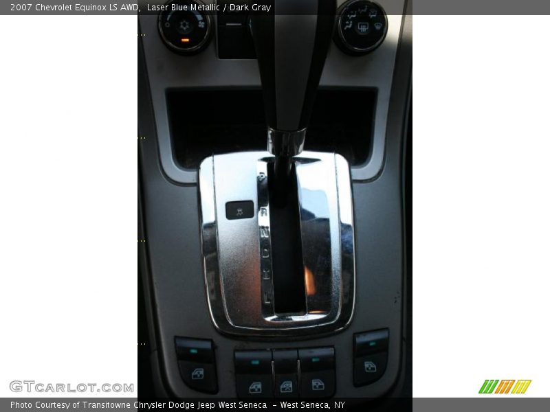 Laser Blue Metallic / Dark Gray 2007 Chevrolet Equinox LS AWD