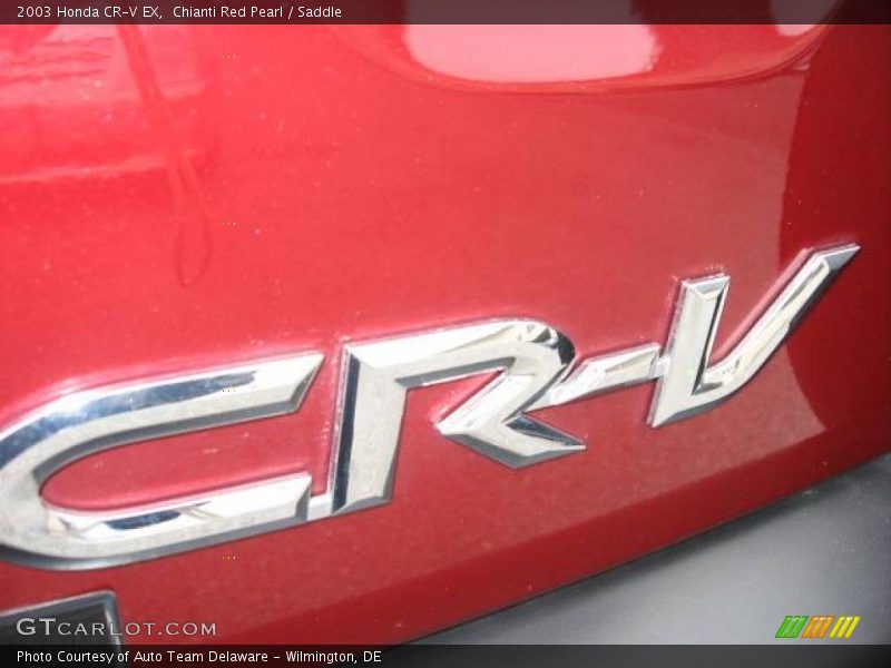 Chianti Red Pearl / Saddle 2003 Honda CR-V EX