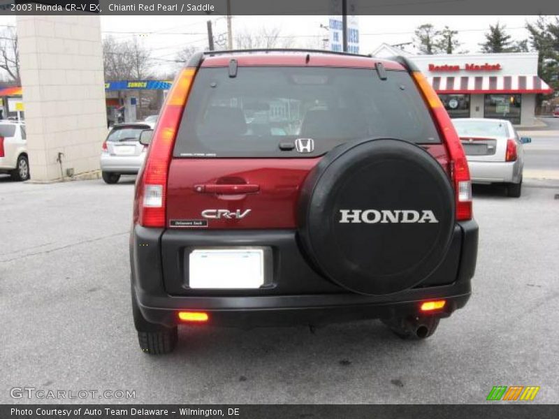 Chianti Red Pearl / Saddle 2003 Honda CR-V EX