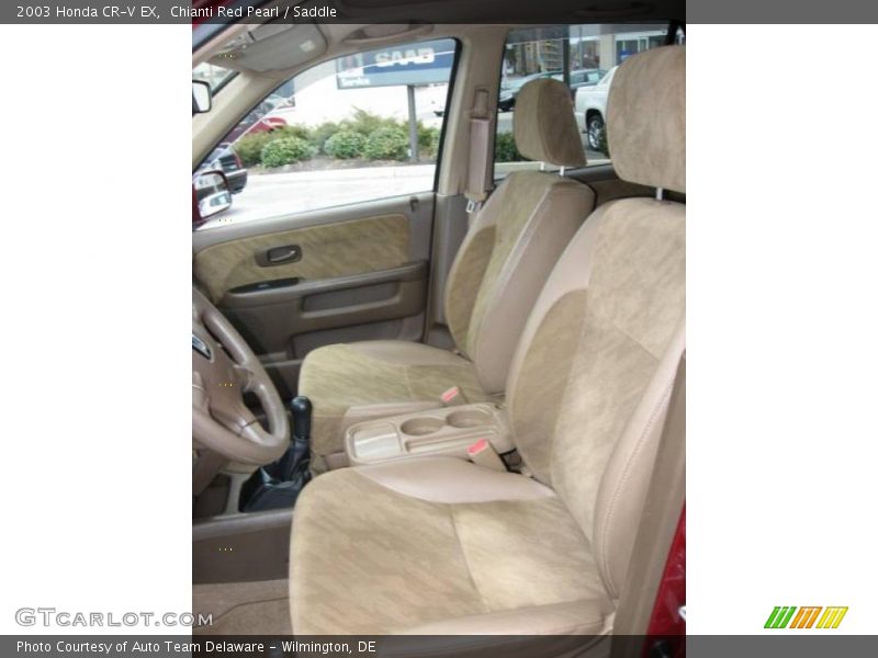 Chianti Red Pearl / Saddle 2003 Honda CR-V EX